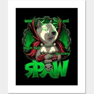 Spaw - Cute Funny Comic Dog from Hell Posters and Art